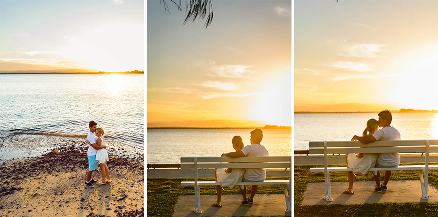 Woody Point wedding engagement  photography