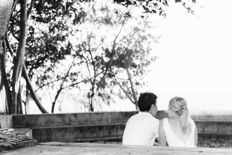 Woody Point wedding engagement  photography