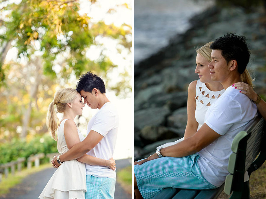 Woody Point wedding engagement  photography