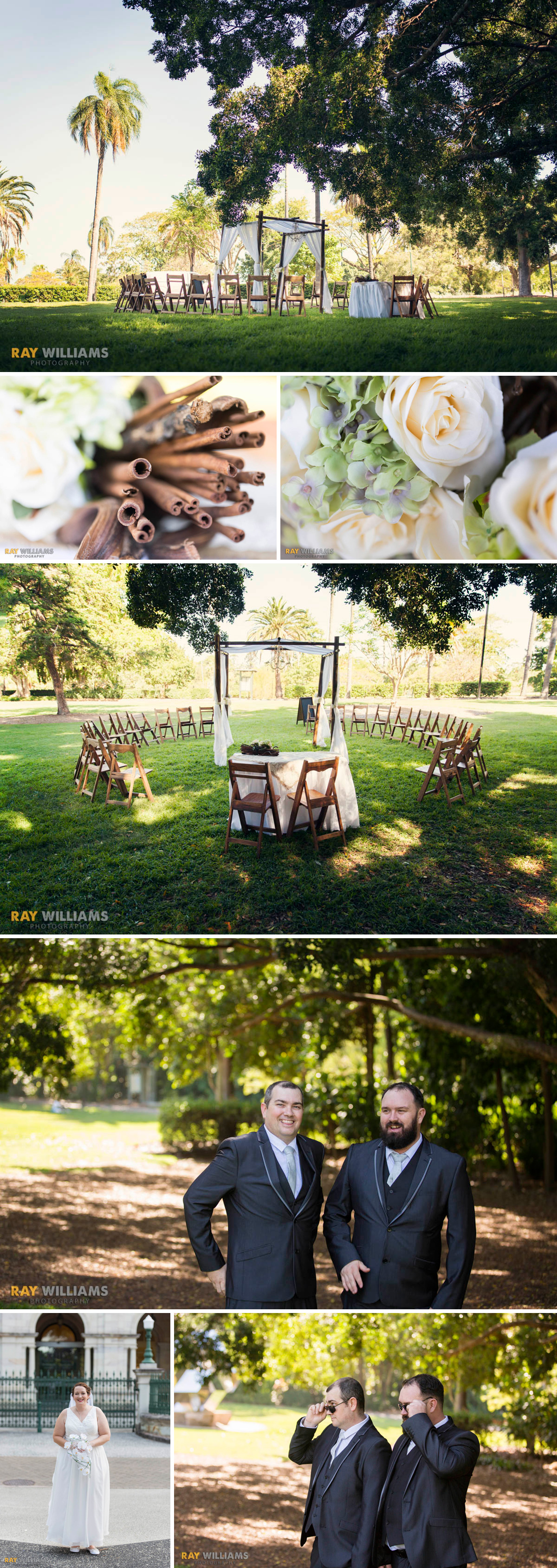 Brisbane City Botanic Gardens wedding Photographer