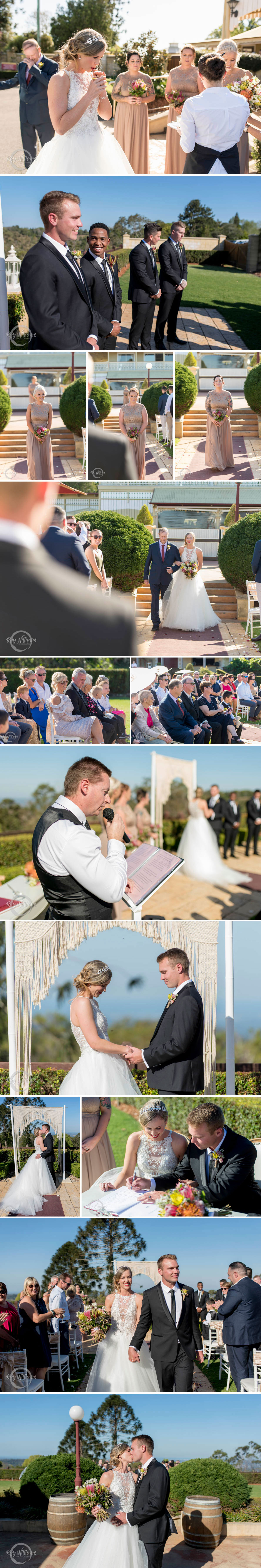 Flaxton Gardens Wedding Ceremony 