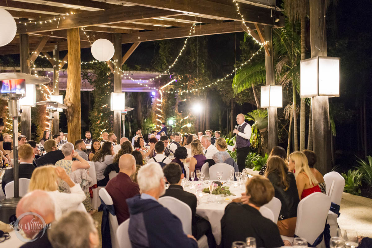 rainforest wedding reception