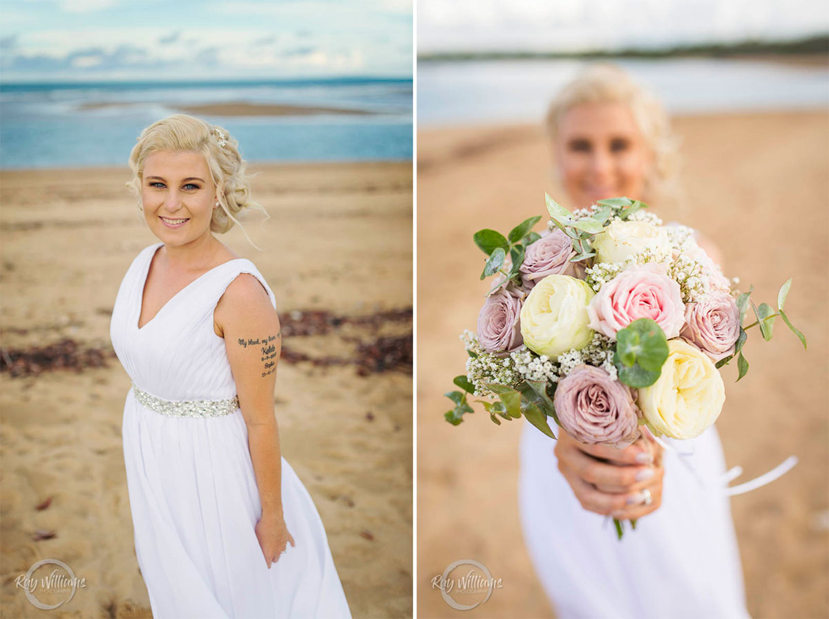 Tannum Sands Bride photography