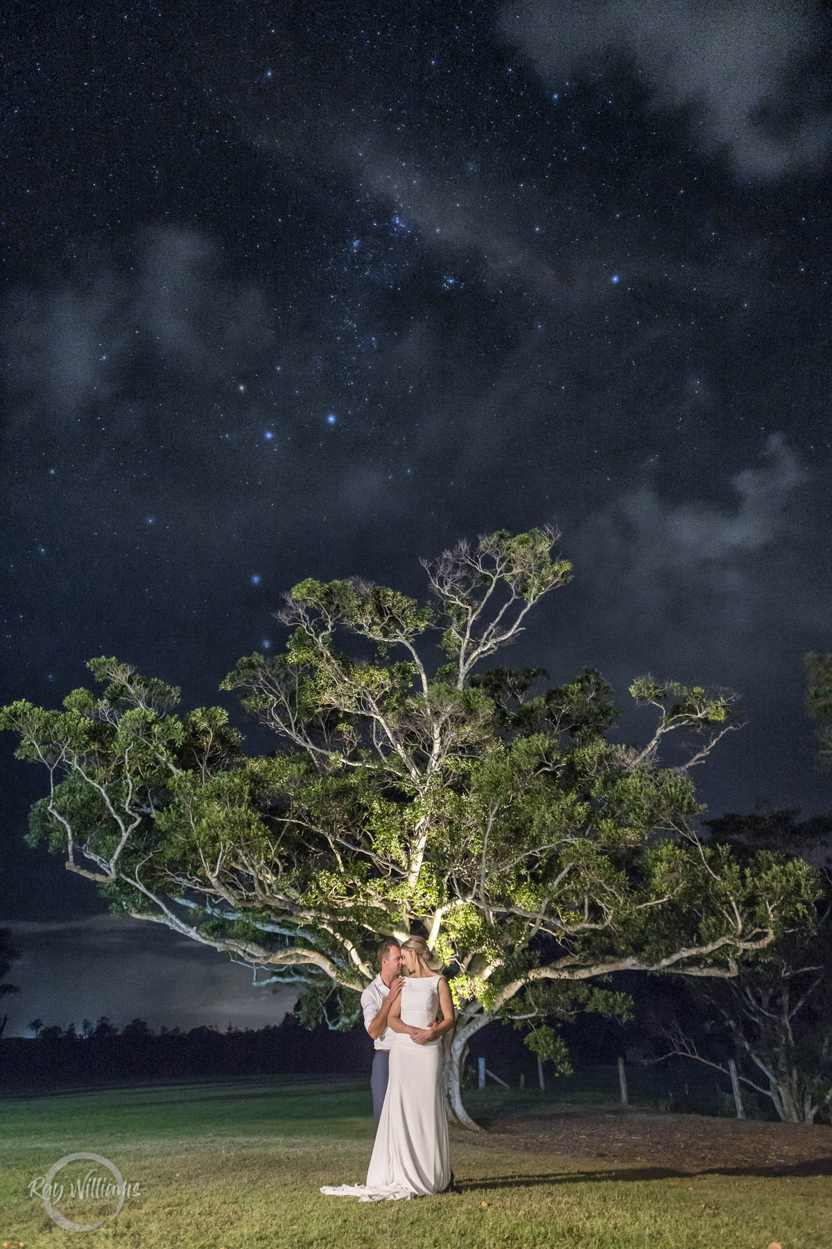 Yandina Station Wedding night stars shot