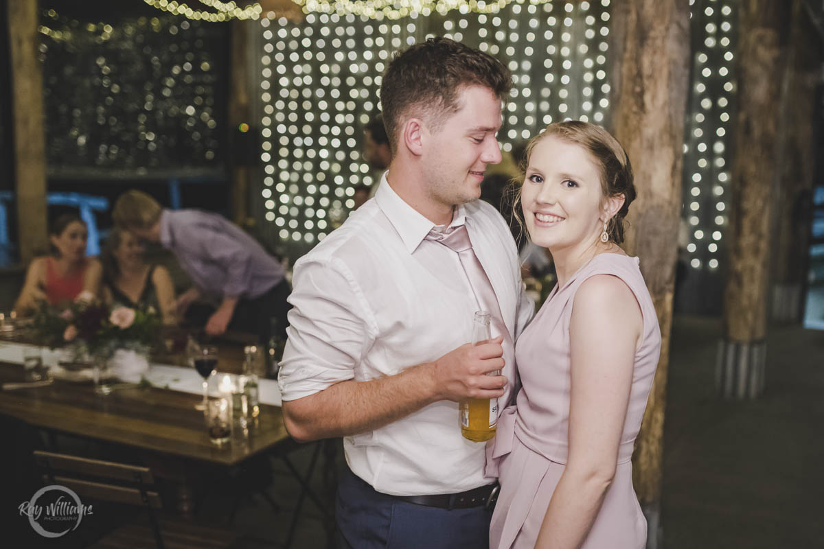 Yandina Station Wedding Reception lovers