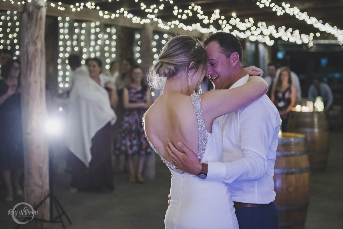 Yandina Station Wedding Reception first dance