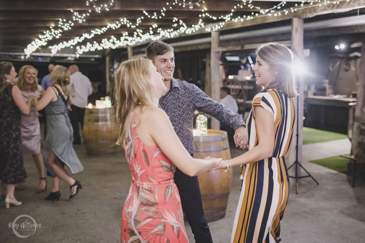 Yandina Station Wedding Reception dance fun