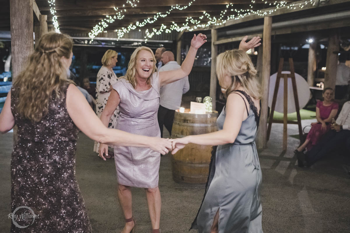 Yandina Station Wedding ladies dancing