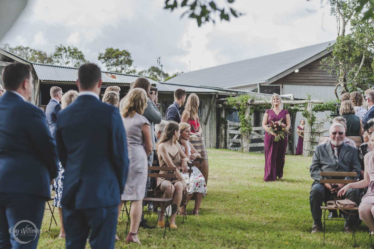 Yandina Station Wedding ceremony gril 1