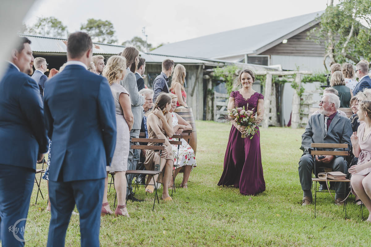 Yandina Station Wedding ceremony gril 2