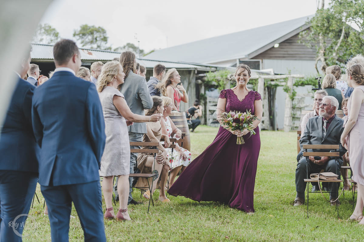 Yandina Station Wedding ceremony gril 3