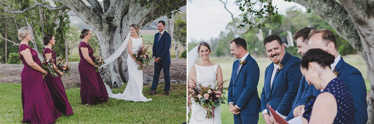 Yandina Station Wedding ceremony Boys