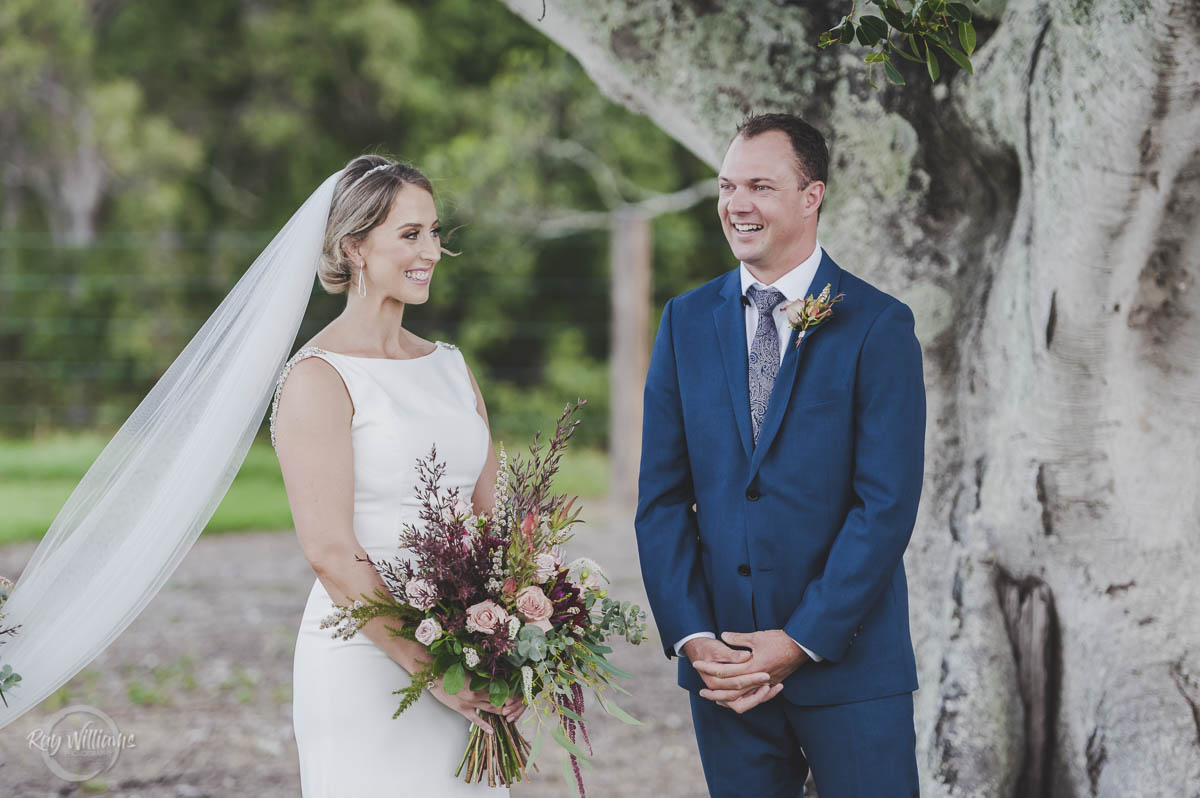 Yandina Station Wedding ceremony Couple