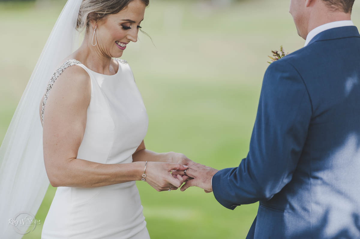 Yandina Station Wedding ceremony rings