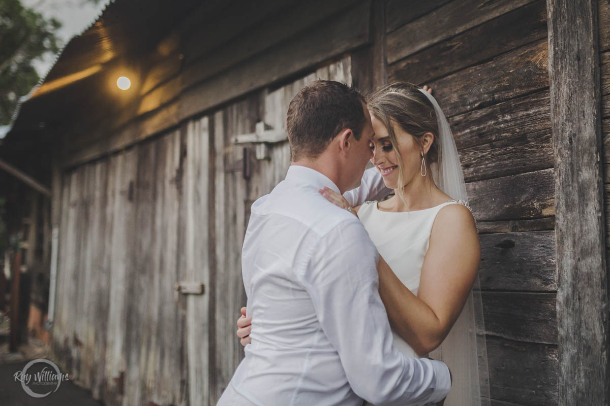 Yandina Station Wedding barn couple